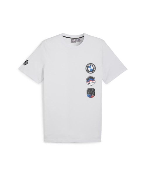 プーマ BMW MMS ガレージクルーグラフィックショートスリーブ T シャツ-シルバーミスト/ 625575-07