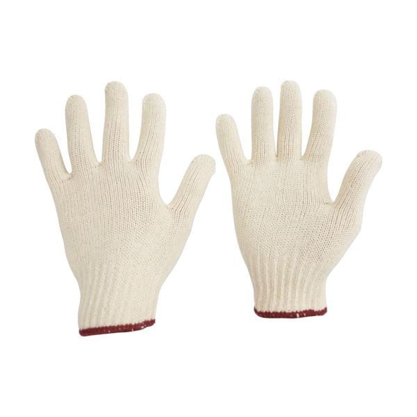 （まとめ） ミドリ安全純綿軍手 I7505 1組（12双） [x3セット]