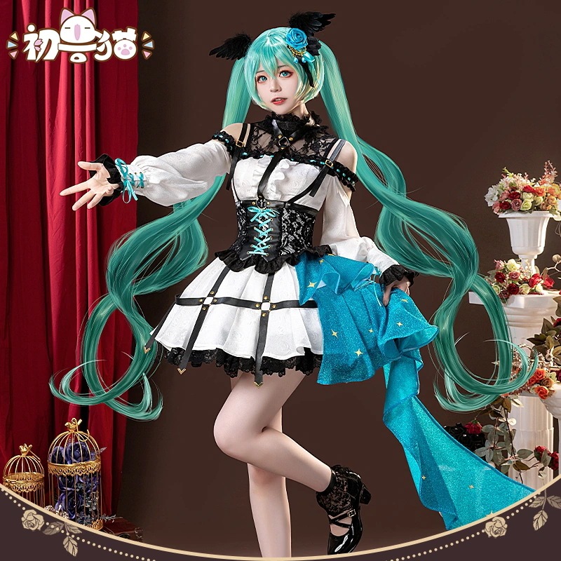 初獣猫コスメー初音cos服コスプレがあなたにバラのような美しさを捧げますmi