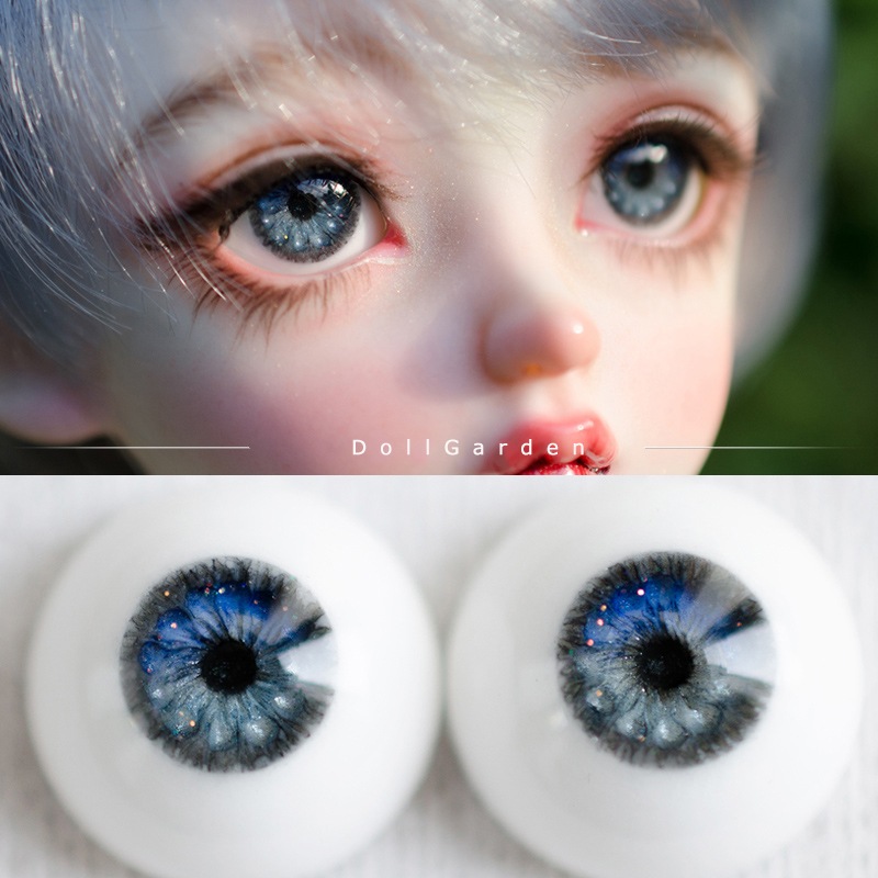 BJD ドール用レジンアイ 極夜 10/12/14/16/18mm SD/MSD/幼SDサイズ人形用