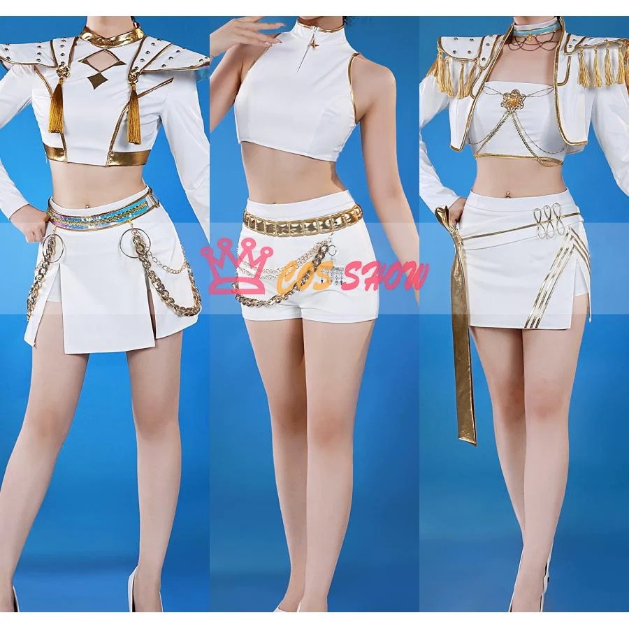 赤字販売!K-POPガールズ デーモン・ハンターズ風 打歌服 ゾーイ ルミ ミラ コスプレ衣装 cosplay 仮装 子供 大人 イベント ハロウィン ステージ 文化祭 学園祭 撮影用
