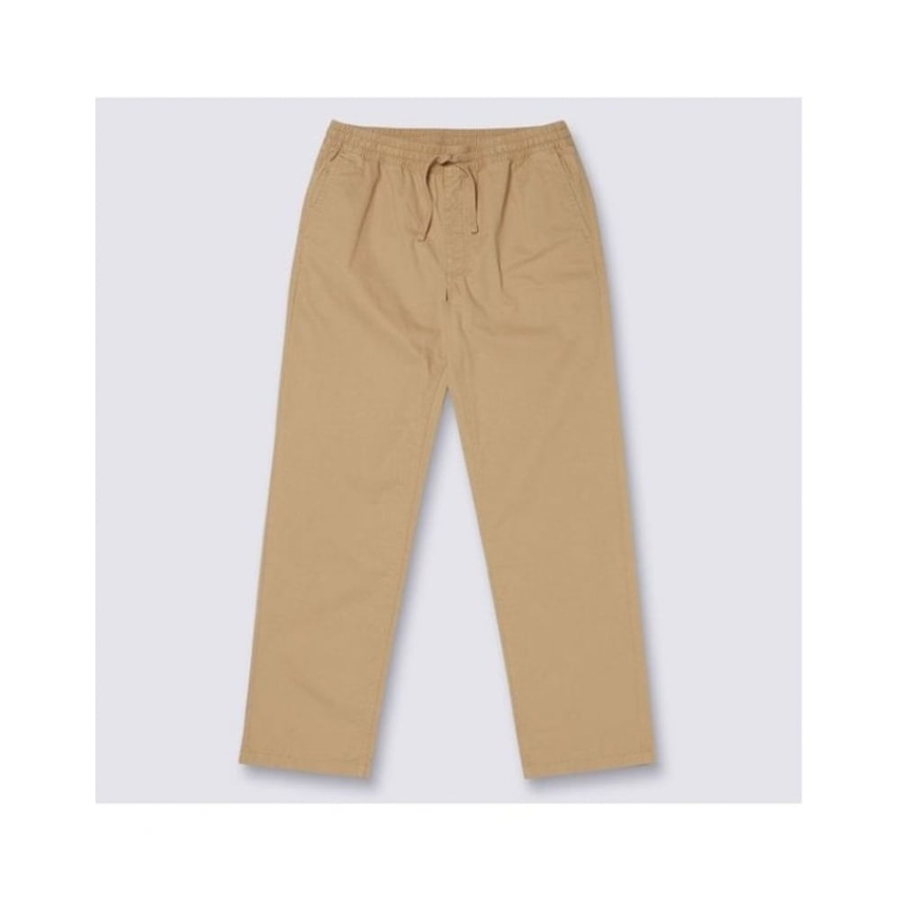 ヴァンズ レンジ リラックスド エラスティック パンツ ベージュ VN0A5FJJ4MG