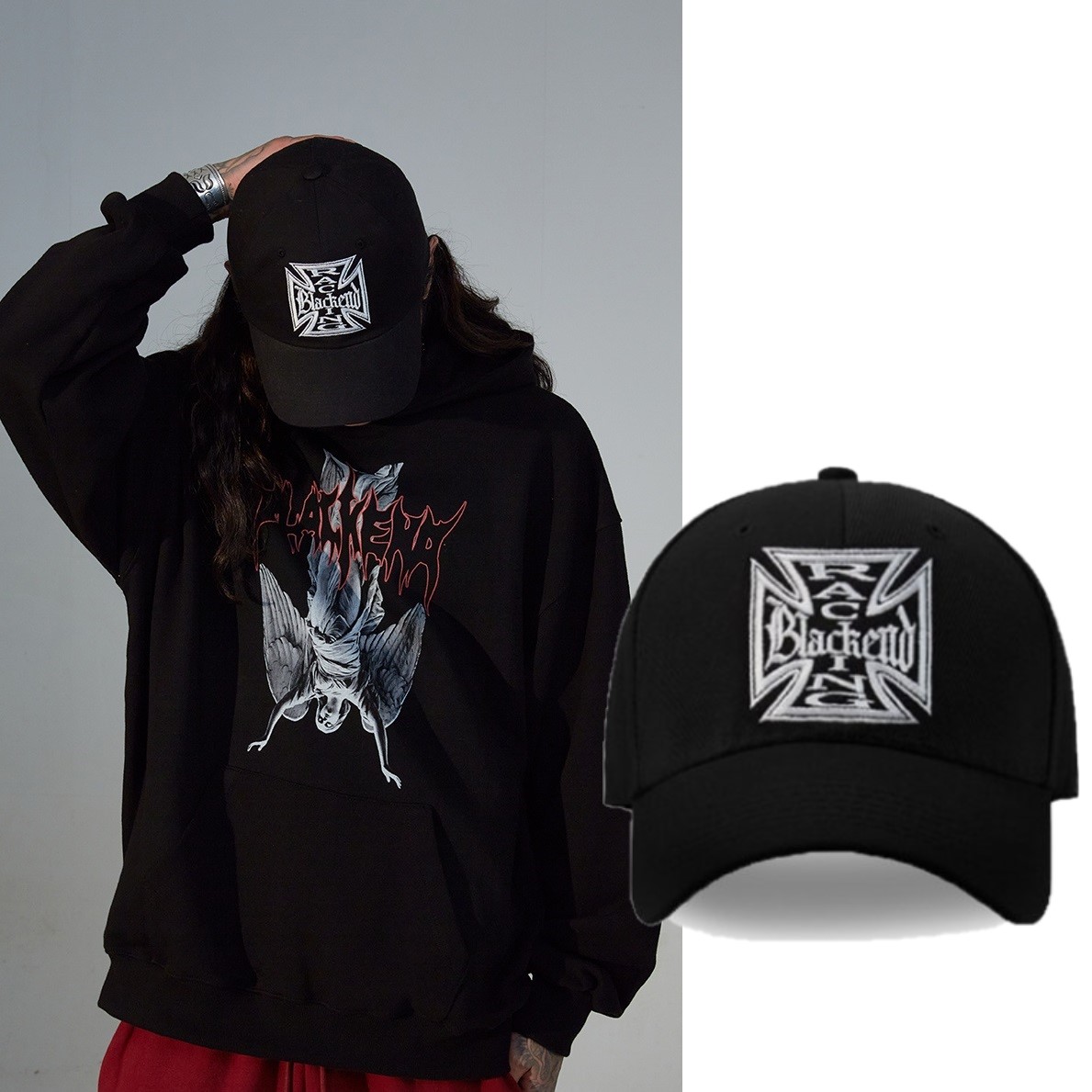 [BLACKEND] [韓国人気ベストグッズ]リアロゴボールキャップ