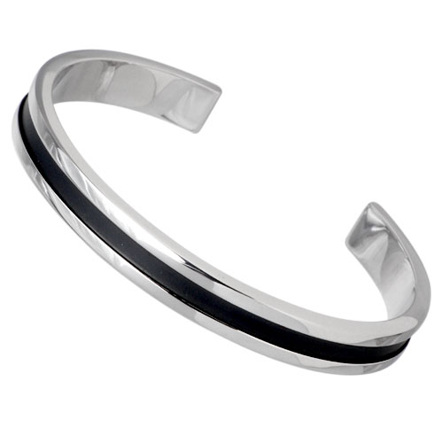 ヴィー vie ステンレス ライン バングル アクセサリー 金属金属アレルギー対応