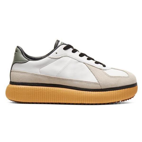 オニツカタイガー デレシティ スニーカー 1183B874 103 WHITE LICHEN GREEN DOM