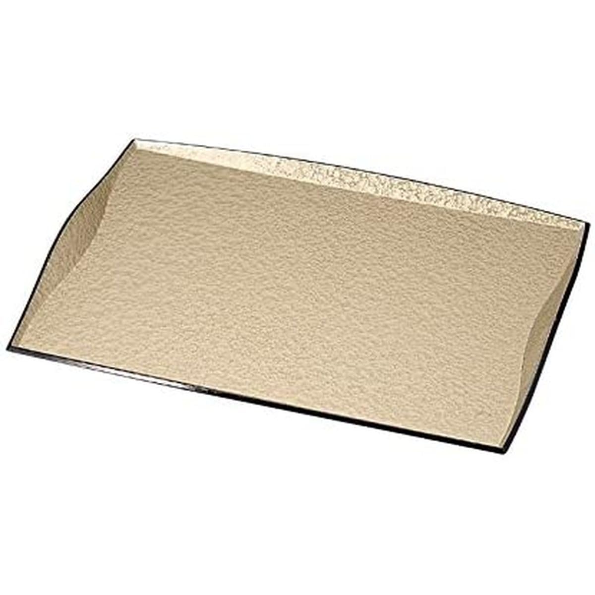 J-kitchens お盆 耐熱Ａ）尺５渕付ウェーブトレーシャンパンゴ－ルドアクアＳＬ(約 46.2 ｘ 32.8 ｘ ｘ 2.7cm) 日本製