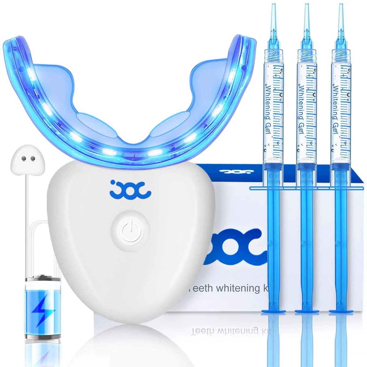 [アメリカに無料で] [プレミアム製品][確実な効果] 歯のですLEDライト3歯ホ