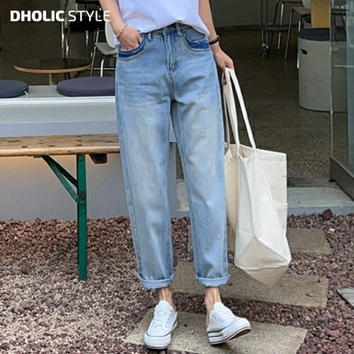 [メガ割りSALE]ダメージポイントポケットデニムパンツ・p536254 6,569円