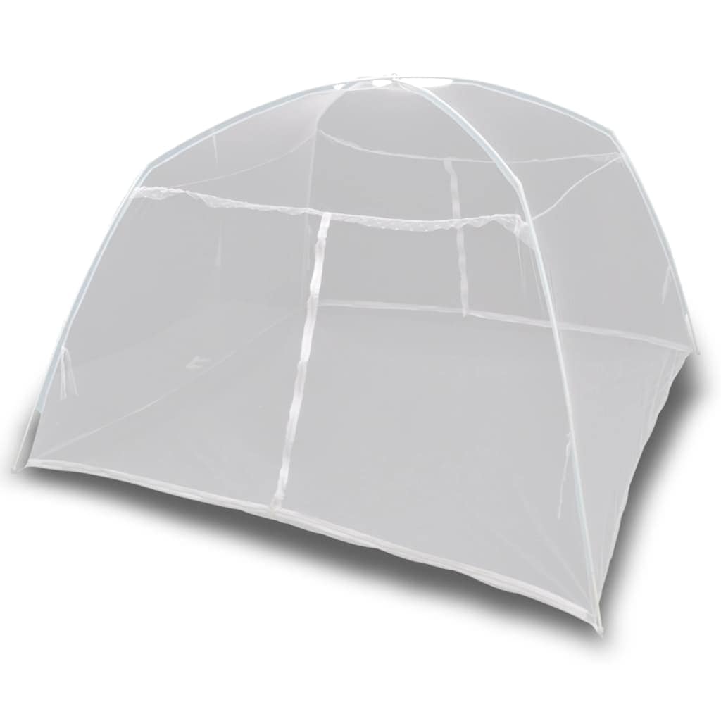 キャンプ用テント 200x180x150 cm グラスファイバー ホワイト