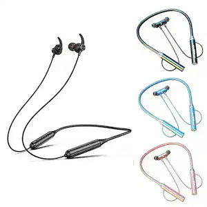 メガ割 無料早い者勝ち 38時間連続再生 首掛けBluetoothワイヤレスイヤホン 高音質通話 マイク付 通用