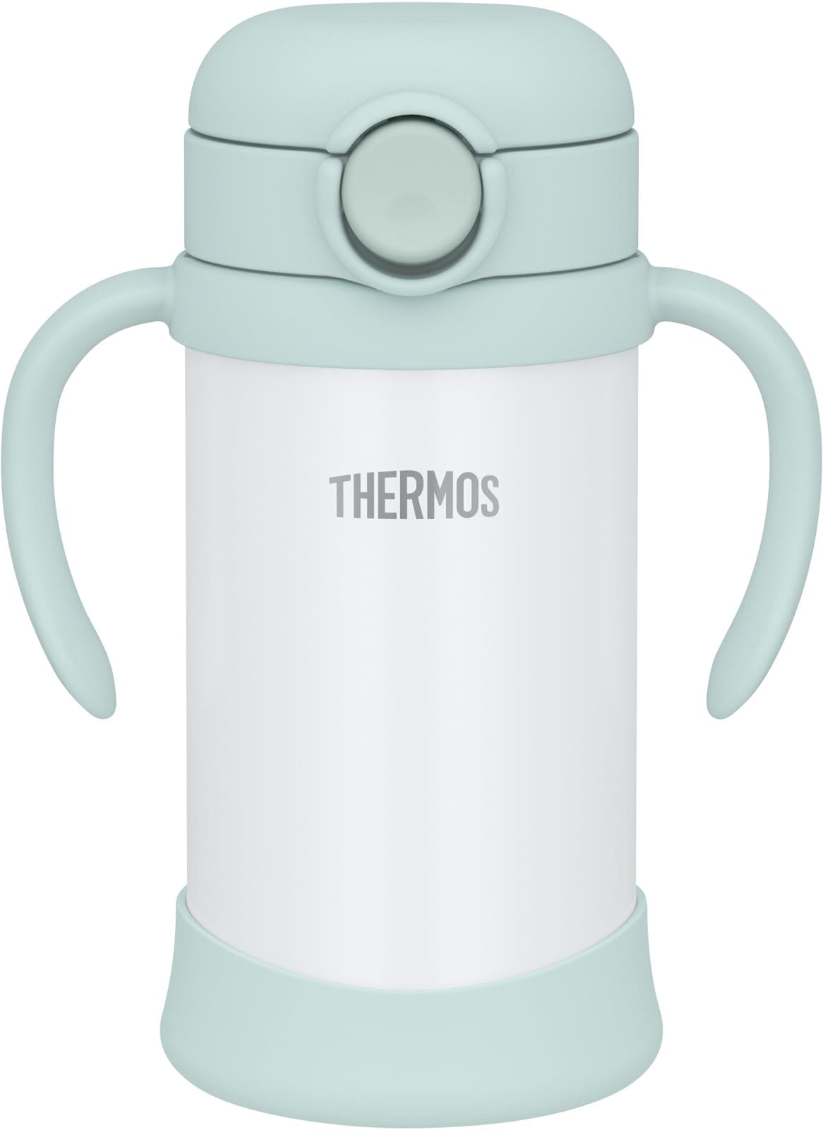 サーモス まほうびんのベビーストローマグ 飲み口とパッキンが一体 350ml ミント 保冷専用 FJT-350 MNT