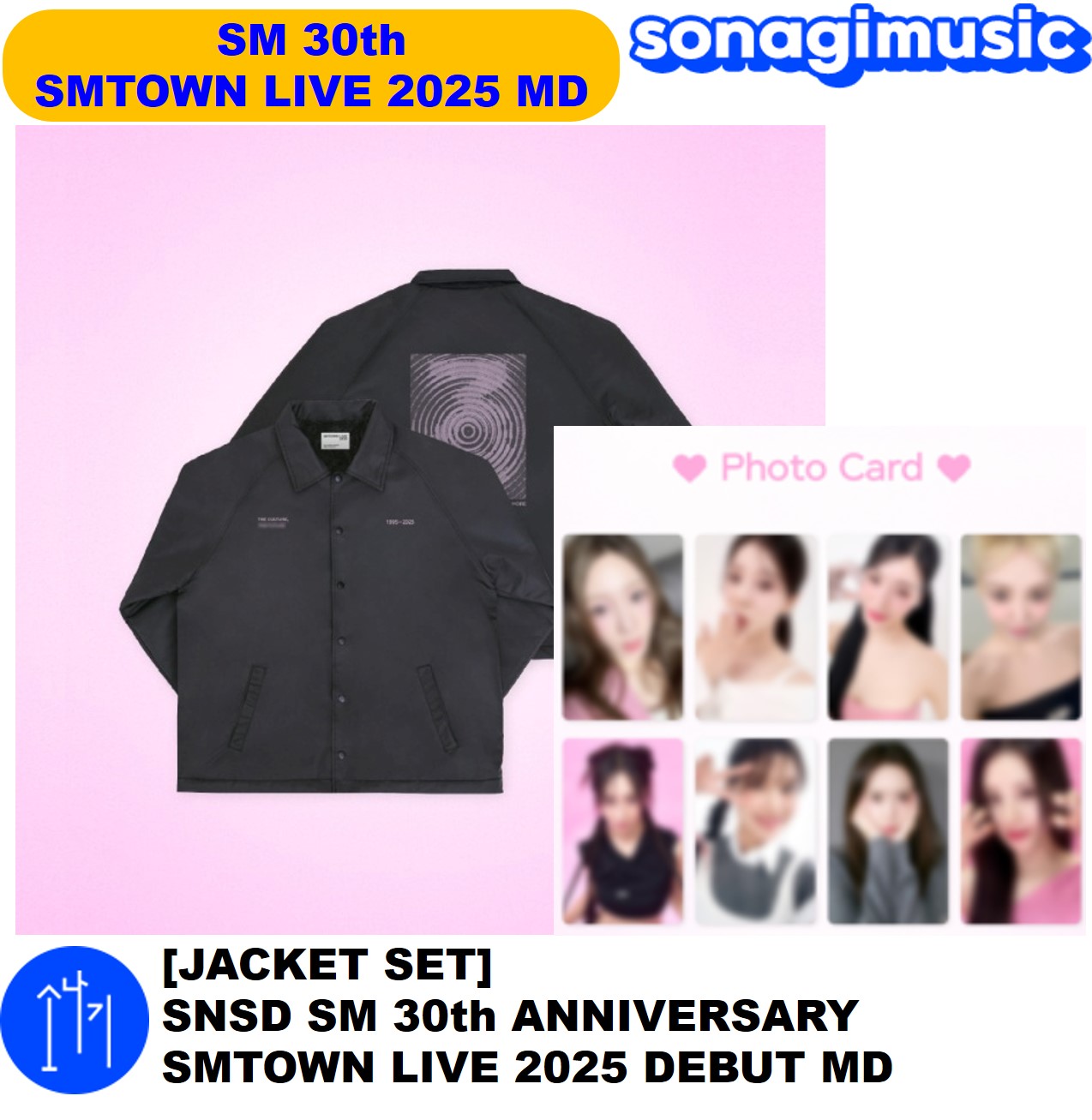 [公式] [JACKET SET] SNSD SM 30th ANNIVERSARY SMTOWN LIVE 2025 DEBUT MD sm 30周年 公式グッズ nct wish