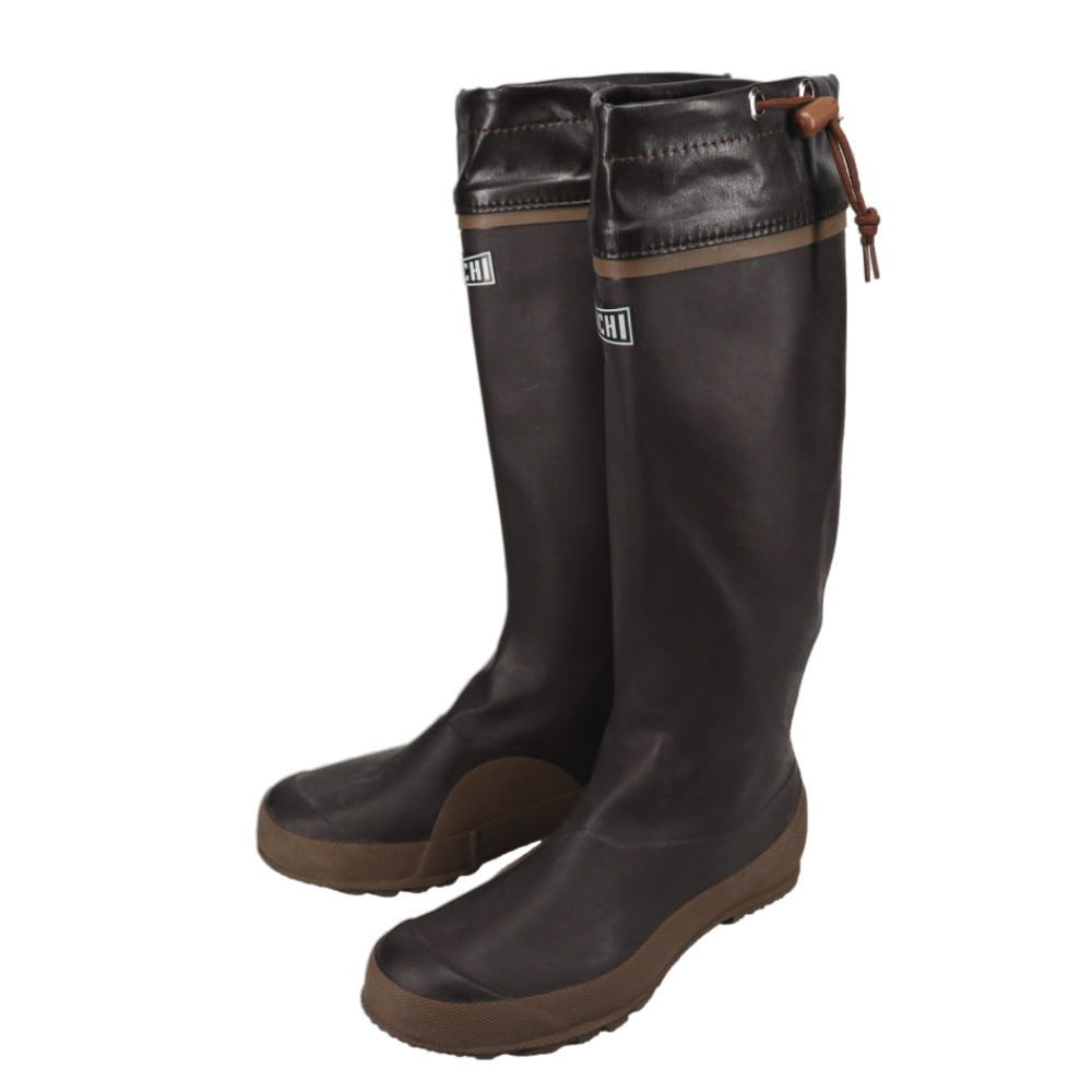 正規品 長靴 パッカブル#96 ブラウン 収納袋付き 折り畳める