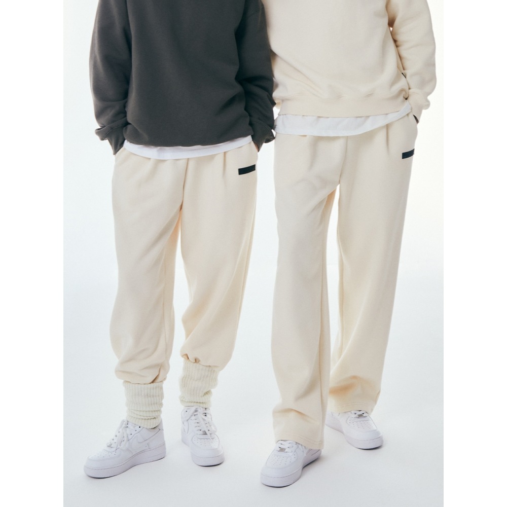 URBANAGEデイリースタンダードワイドパンツクリーム