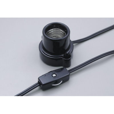 他サイト： コード付ソケット KP-M2615H(BK)の商品画像