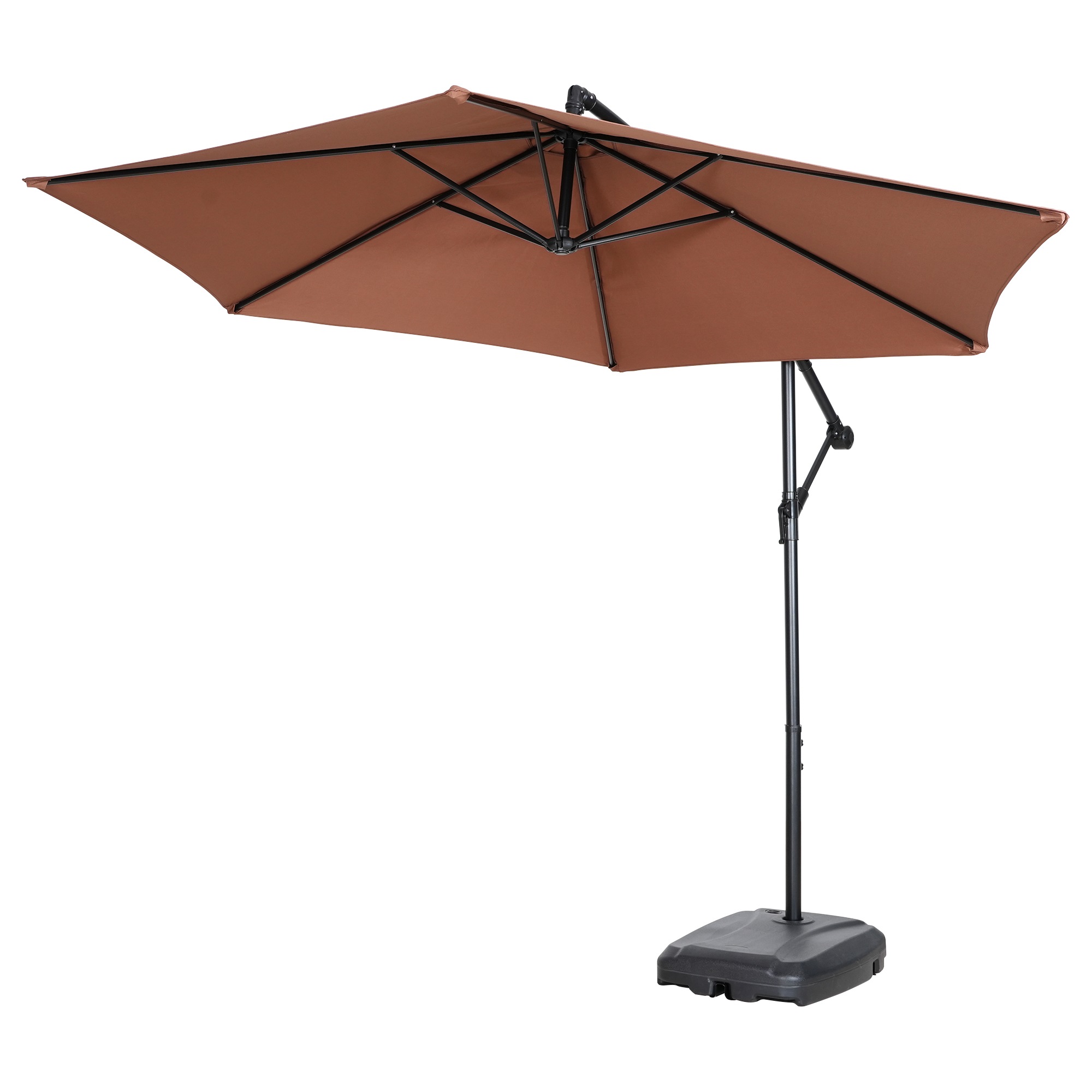 【送.料.無.料！】【国内発送】直径300cm30+UPF紫外線対策角度調整パラソル専用ベース付き風に強いガーデンパラソル大型ビーチパラソル円形ガーデニングキャンプ庭日傘家庭での使用商業利用海辺プ43