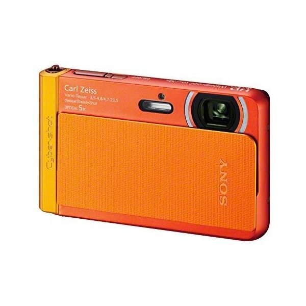 【中古】ソニー SONY Cyber-shot TX30 光学5倍 オレンジ DSC-TX30-D SDカード付き