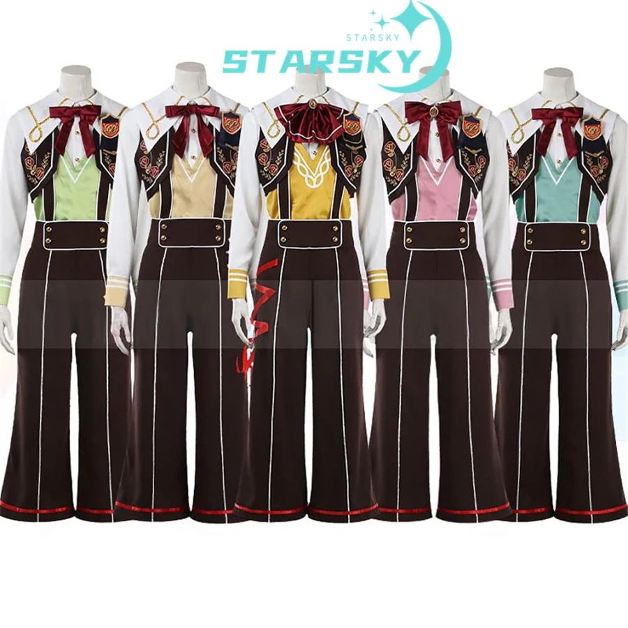 工場直販 急速出荷 あんさんぶるスターズ！Pretty5 mission 巴日和 姫宮桃李 影片みか 鳴上嵐 白鳥 藍良 コスプレ衣装 コスチューム コスプレ服 文化祭 ハロウイーン パ