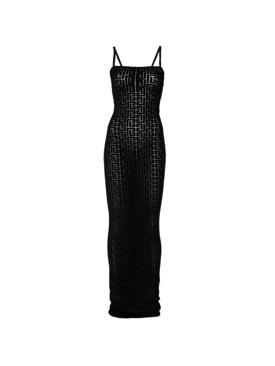 BALMAIN Women Mid Skirts GF1RN325JL77 EAP Black
