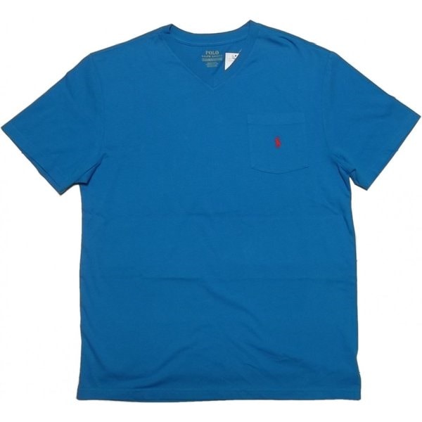 ボーイズサイズ 半袖 Vネック ワンポイント Tシャツ ブルー boys PR2-1210 6,380円