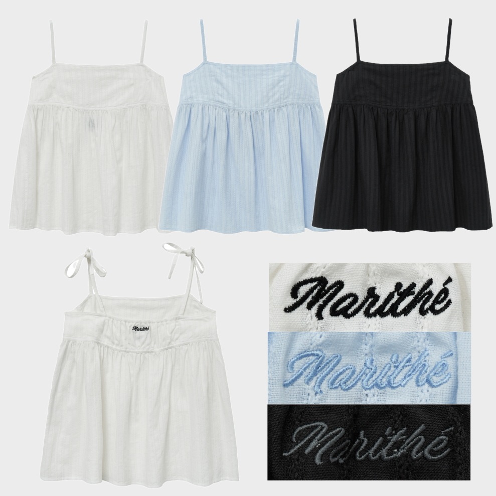 W CAMISOLE VOLUME BLOUSE
