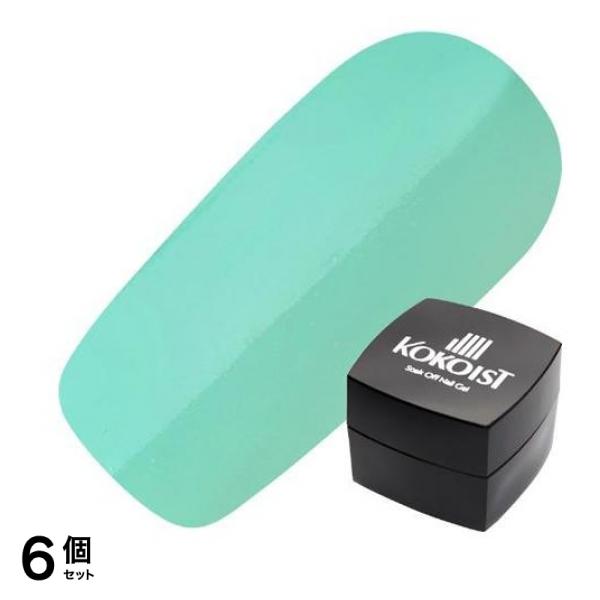 KOKOIST(ココイスト) エクセルライン ソークオフカラージェル E-48 ミンティクリーム 2.5g 6個セット