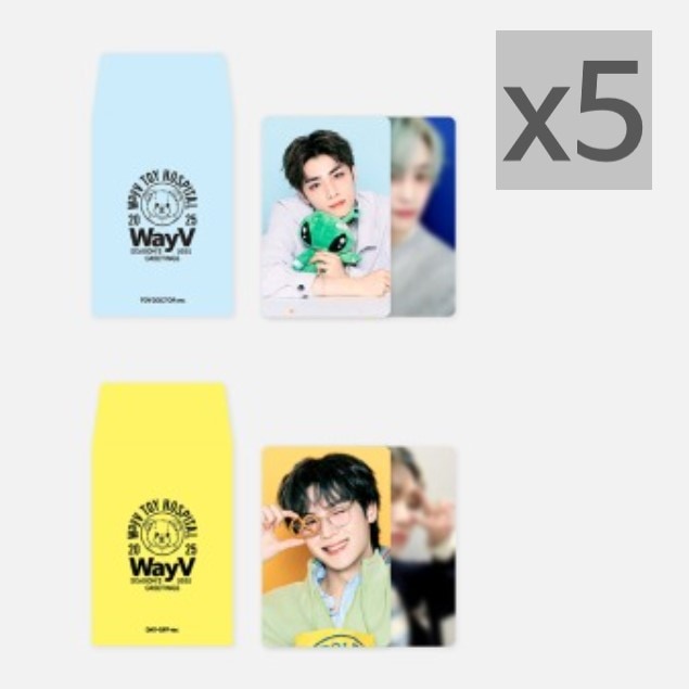 WayV RANDOM TRADING CARD 5個 2025 SEASONS GREETINGS