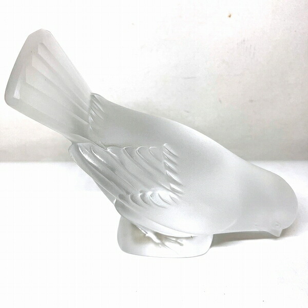 ラリック スズメ 置物 ブランド小物 オブジェ【中古】