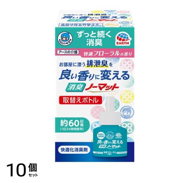 ヘルパータスケ 良い香りに変える 消臭ノーマット 快適フローラルの香り 取替えボトル 45mL 10個セット