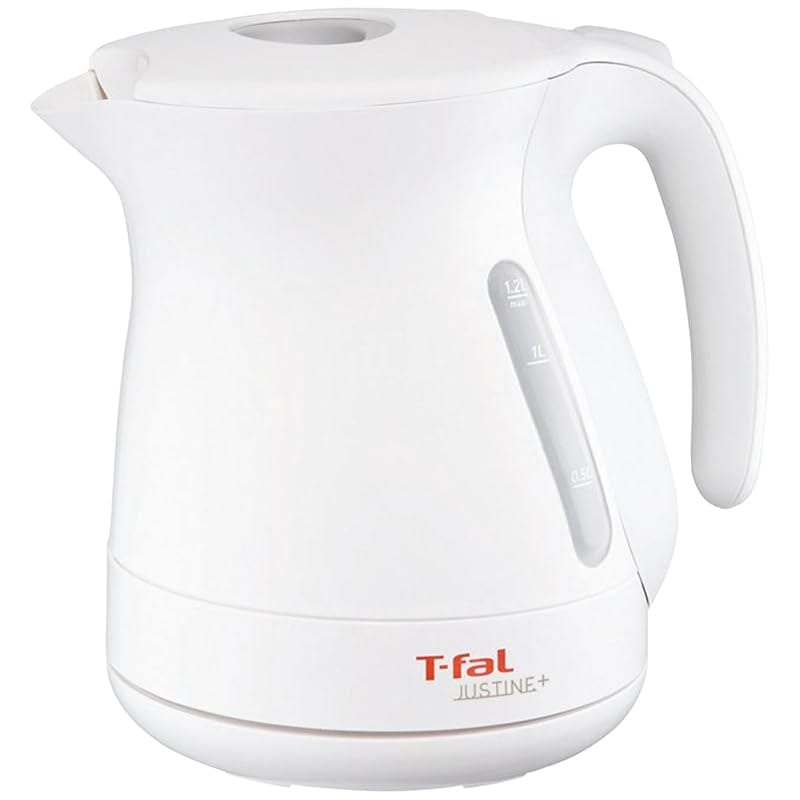 【即納】T-fal 電気ケトル ジャスティン プラス ホワイト 1.2L KO340170