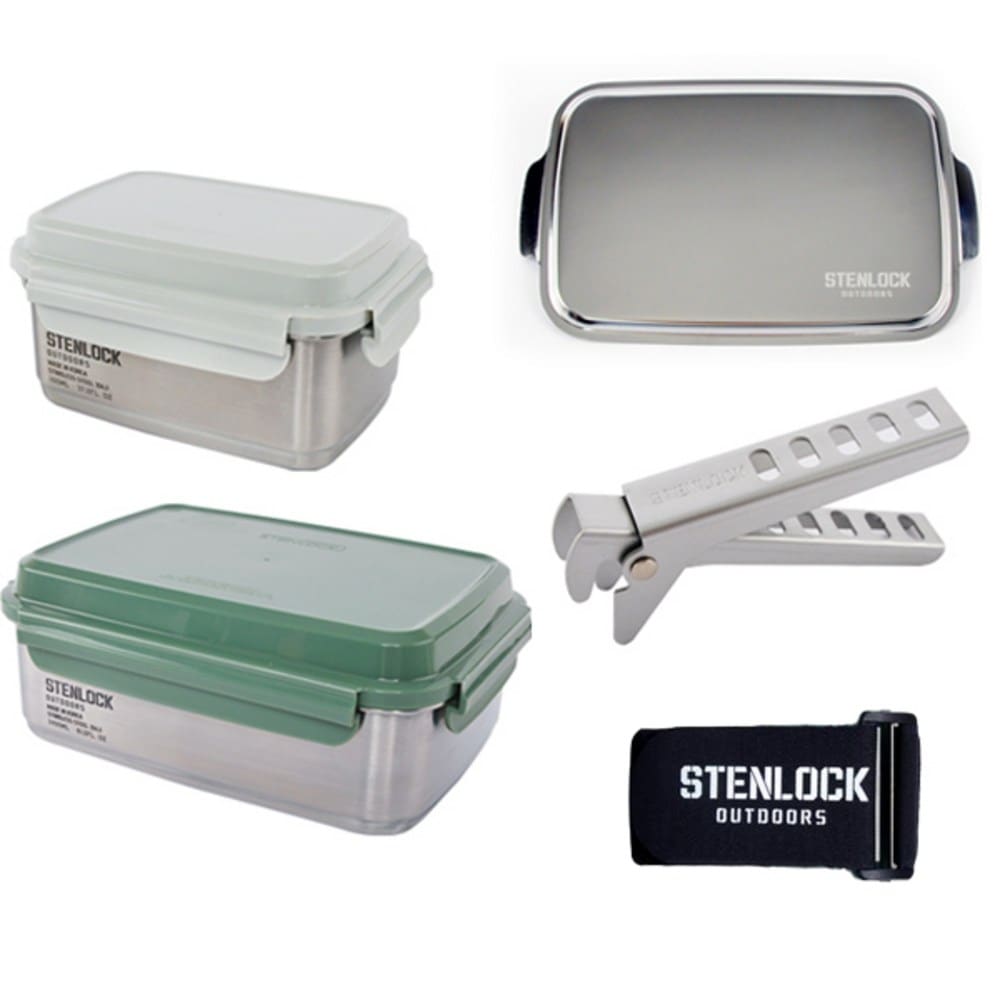 ステンラックマルチキャンプ半合セットセット 韓国産 保存容器 ステンレス製 タッパー 密閉容器