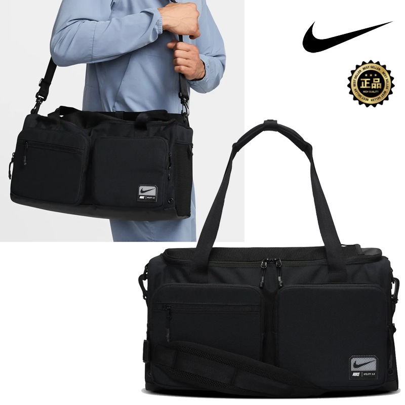 FN4206-010 Utility Power 2.0 Duffel Bag S 31L ダッフル 大容量 軽量 収納力 仕分け 多ポケット ジム 旅行 出張 合宿 遠征 通勤 トレーニング フィッ