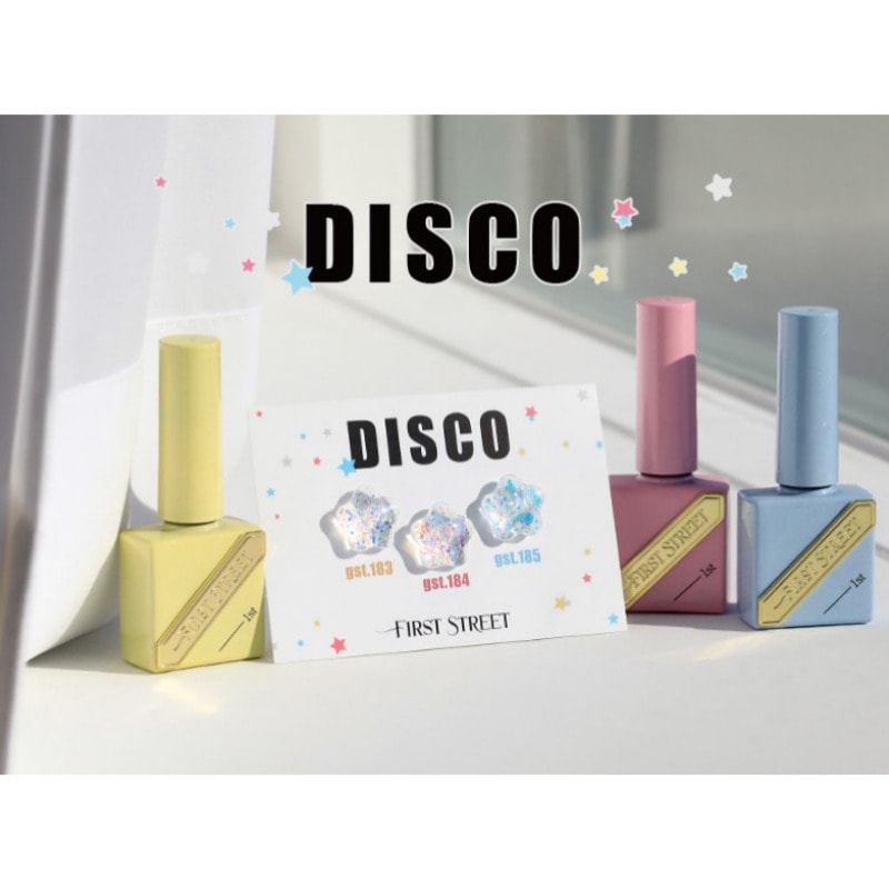 FIRST STREET / Disco Set (3pcs) / グリッタージェル