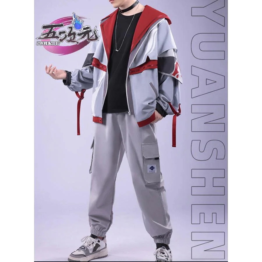 即納あり 三分妄想　原神　コスプレ　タルタリヤ　上着　日常服　同人服　衣装　ins大人気 ウィッグ　髙!品!質