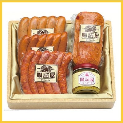 国産 豚肉 腸詰屋 ギフトセット ４ お取り寄せ グルメ 詰め合わせ お歳暮 手作り ハム ソーセージ 腸詰屋 蓼科店 5,659円