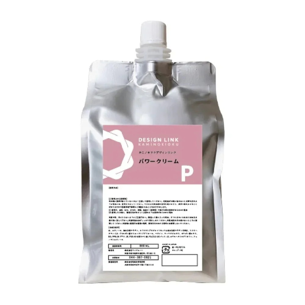 [国内正規品] カミノキヲク デザインリンク パワークリーム 1000g KaMiNoKiOKu 根元の強い クセ プラチナコロイド 酸性ストレート 髪質改善 ＧＭＴ 酸熱トリートメント