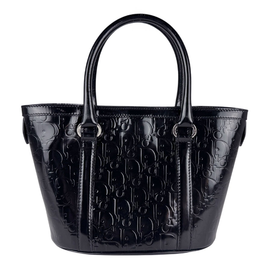 クリスチャンディオール Christian Dior ハンドバッグ パテントレザー ブラック シルバー レディース z6187 45,370円
