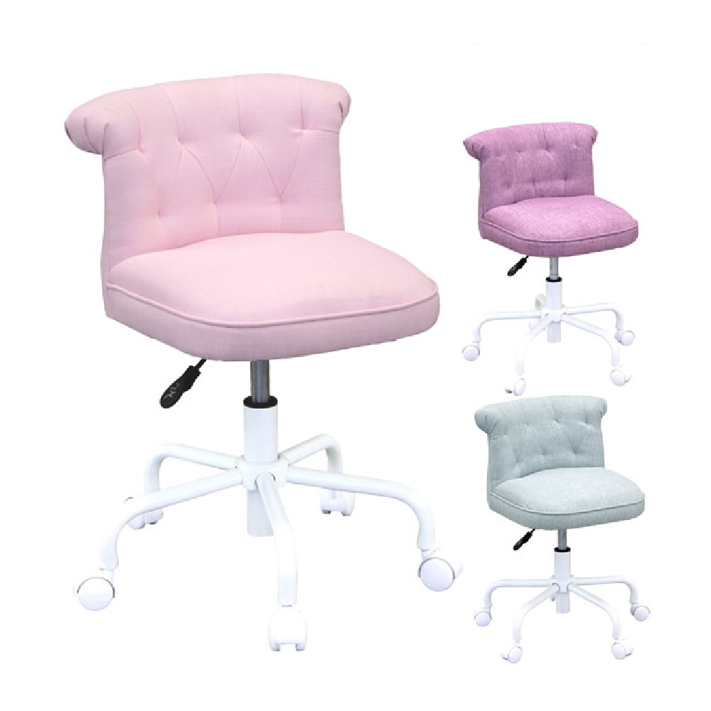 プリンセスチェア 学習椅子 キッズチェア 回転 デスクチェア 女の子 エレガント かわいい パフィ パフィー