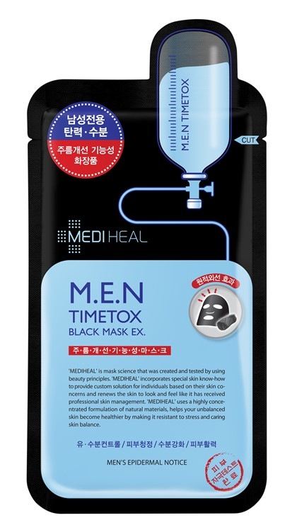 M.E.N タイムトックス ブラックマスクEX 1枚