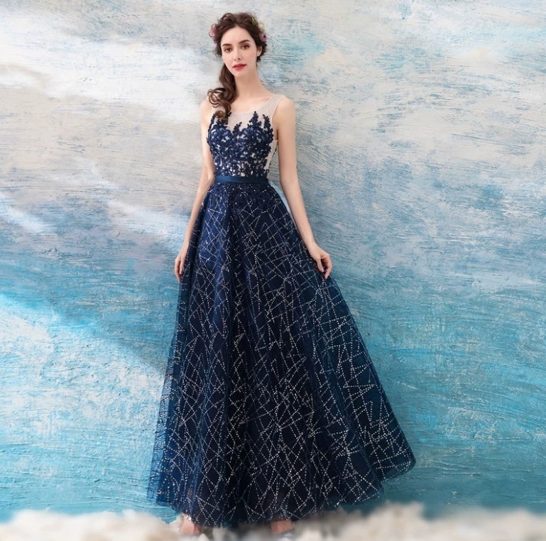 ドレス 結婚式ドレス 結婚式のドレス 花嫁ドレス カラードレス ロングドレス 舞台ドレス Aラインドレス イブニングドレス ロング ロング丈 袖なし ノースリーブ ラウンドネック 襟なし Aライン