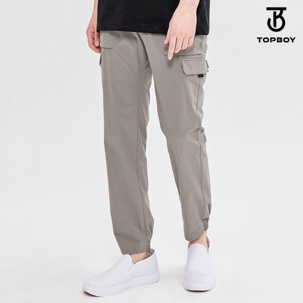 (TOPBOY) ビッグサイズサイドバンディングカーゴジョガーパンツ (LD023)