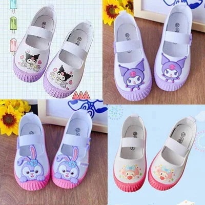 【2個買うと1個無料】サンリオ かわいい リーナベル 上靴 クロミ キッズ カジュアル シナモロール 上履き 女の子 シューズ ステラール 運動靴 子ども用 マイメロ 子供 ズック靴 すぐ乾く 速乾