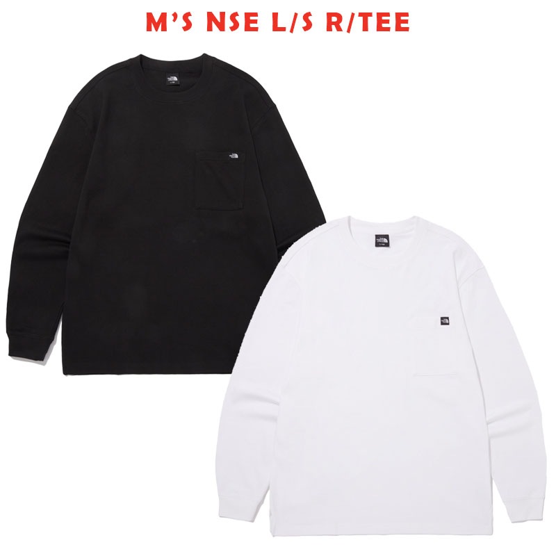 韓国正規品保証 関税負担なし NT7TQ55A NSE LS R TEEデイリー 基本 着装 男子 女子 人気 韓国 ファッション 男女共用 アウトドア