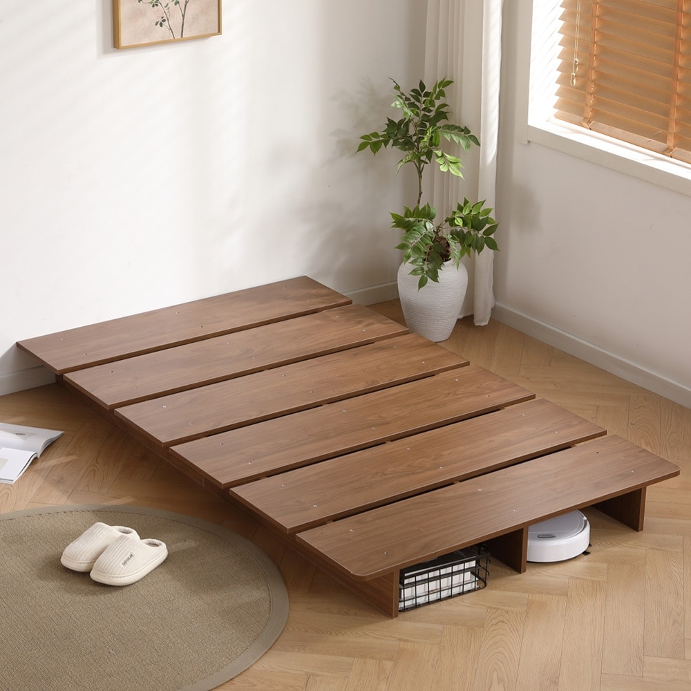 【国内即日発送】【幅100cm】ベッド ローベッド ステージベッド ベッドフレーム すのこベッド フロアベッド ロータイプ SS S SD D Q 脚付き おしゃれ 一人暮らし 木目調 子供部屋 子ど