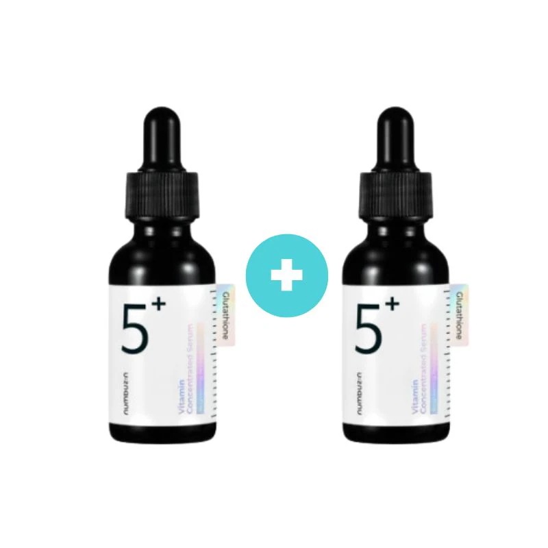 5番 白玉グルタチオンC美容液, 30ml+30ml