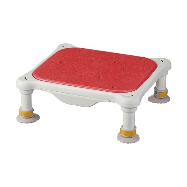 アロン化成 軽量浴槽台（あしぴた）ジャストソフト12-20 レッド W36xD33xH1220cm