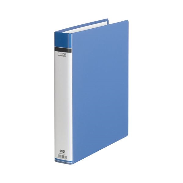 (まとめ) TANOSEE クリヤーケース（クリアケース） A3ヨコ 青 1枚 〔×30セット〕 まとめ） TANOSEE クリヤーケース（クリアケース） A3ヨコ 青 1枚