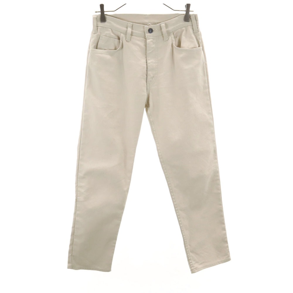 70s ビッグE ヴィンテージ ロングパンツ ベージュ メンズ