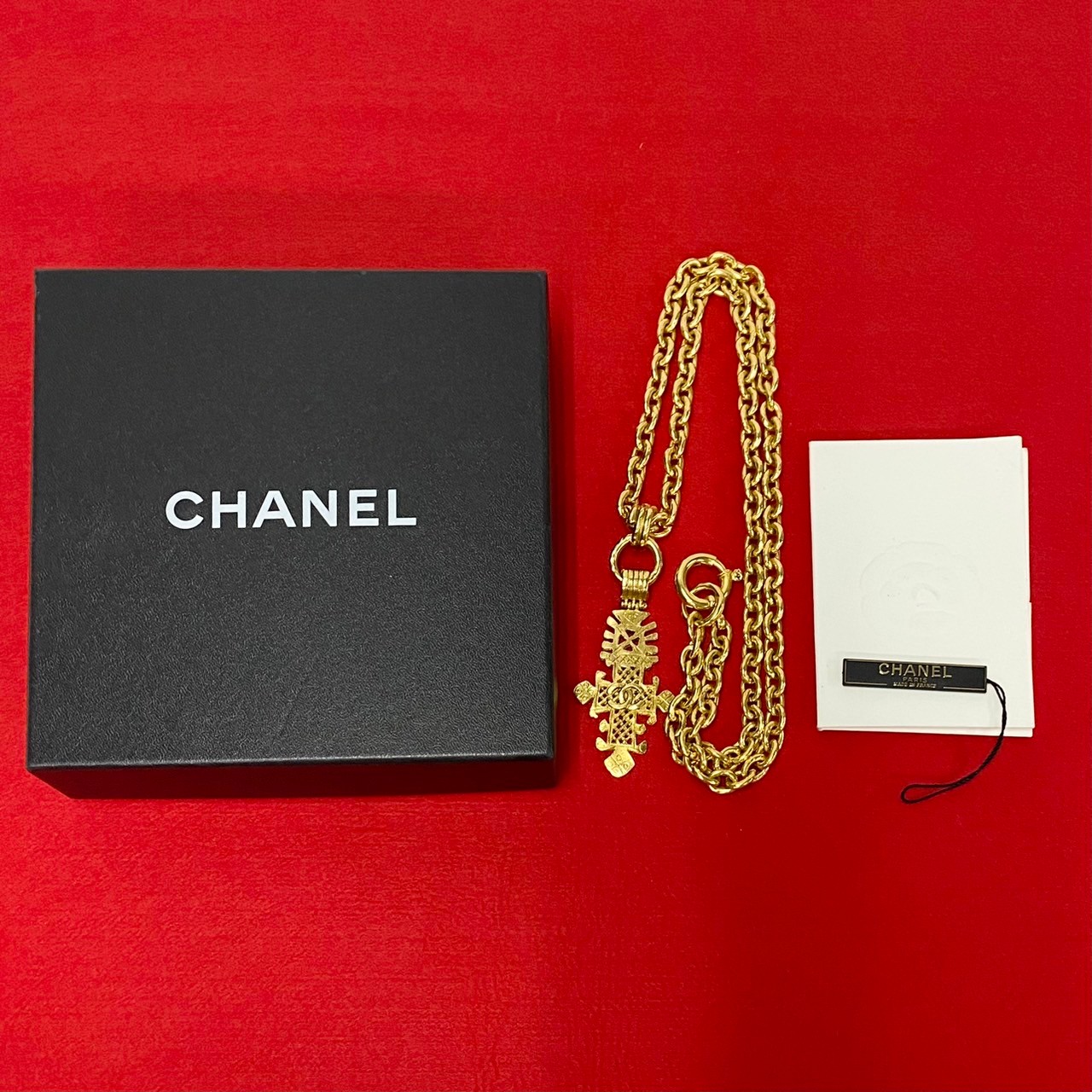 ヴィンテージ ココマークネックレス GP ゴールド 19884