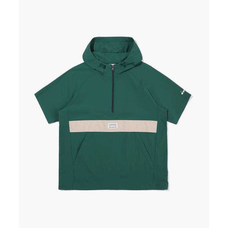 ディアドラ diadora クールウェーブ 半袖アノラック GREEN D6123LWT12GND 401791